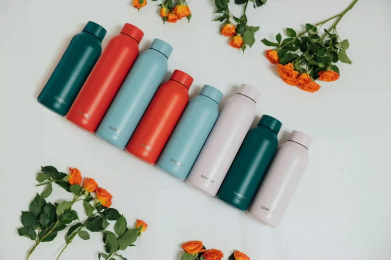 coloured bottles